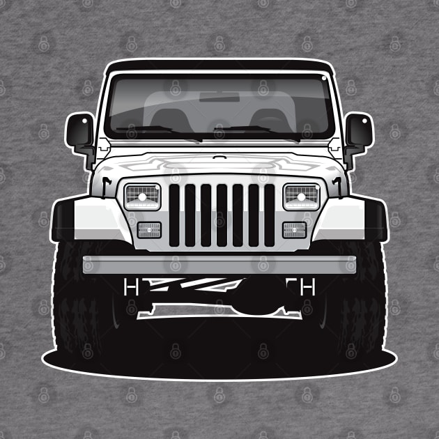 1986 - 1995 YJ Black and white by RBDesigns